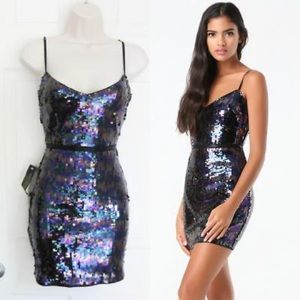 Bebe Sequin Dress